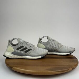Womens‎ Adidas Solar Glide Boost Gray Athletic Running Sneakers Shoes Size 8 M